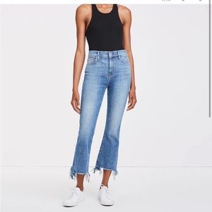 7 For All Mankind High Waist Slim Kick